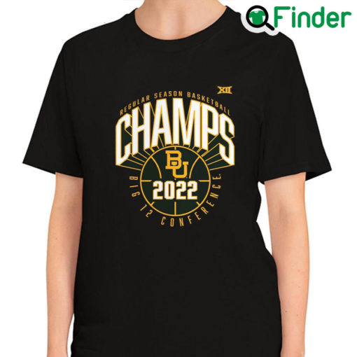 Top official Baylor Bears 2022 Big 12 Mens Basketball Regular Season Champions Shirt