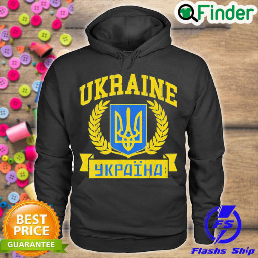 Top ukraine Lover I Stand With Ukraine Vintage Ukrainian Flag Peace Ukraine Hoodie