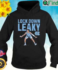 UNC Basketball Lock Down Leaky Black Hoodie