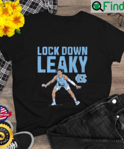 UNC Basketball Lock Down Leaky Black Shirt