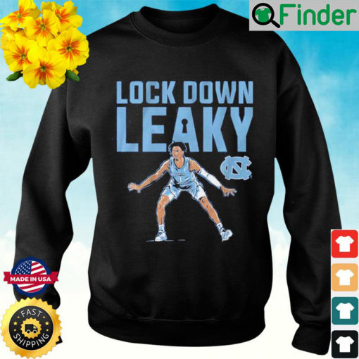 UNC Basketball Lock Down Leaky Black Sweatshirt