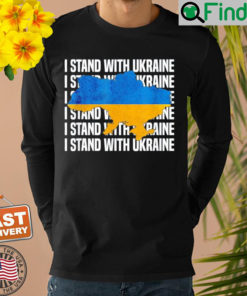 USA SupPort Ukraine Flag Ukrainian Love I Stand With Sweatshirt