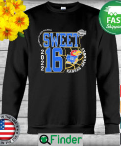 Ucla Bruins Sweet 16 2022 NCAA mens basketball the road to New Orleans sweatshirt