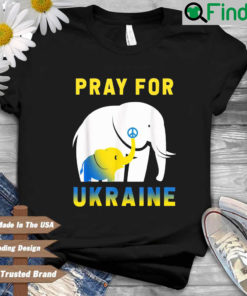 Ukraine Flag Elephant Vintage Ukrainian Support Ukraine shirt