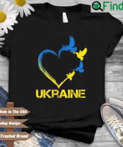 Ukraine Flag Heart Vintage Ukrainian Support Ukraine shirt