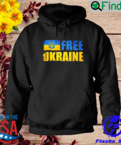 Ukraine Free Support Ukrainians Ukraine Flag Hoodie