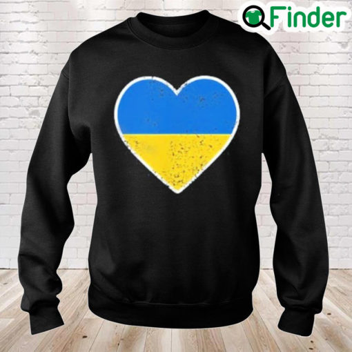 Ukraine Heart Ukraine Flag Pop Sweatshirt