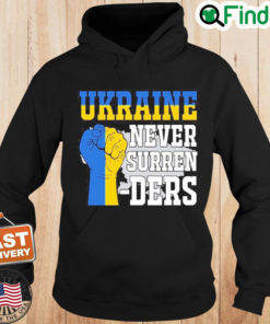 Ukraine Never Surrenders Support Ukraine Hoodie