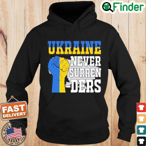 Ukraine Never Surrenders Support Ukraine Hoodie