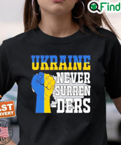 Ukraine Never Surrenders Support Ukraine Shirt