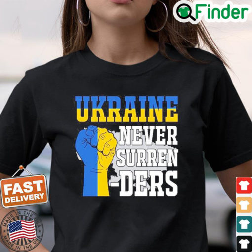 Ukraine Never Surrenders Support Ukraine Shirt