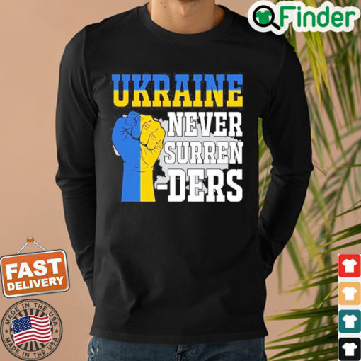 Ukraine Never Surrenders Support Ukraine Sweatshirt