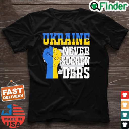 Ukraine Never Surrenders Support Ukraine T Shirt