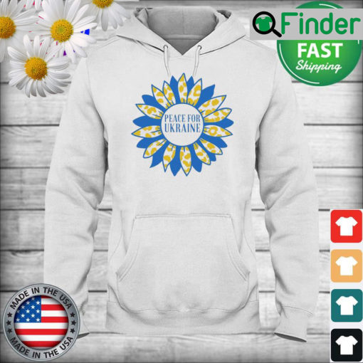 Ukraine Sunflower Stand with Ukraine Hoodie