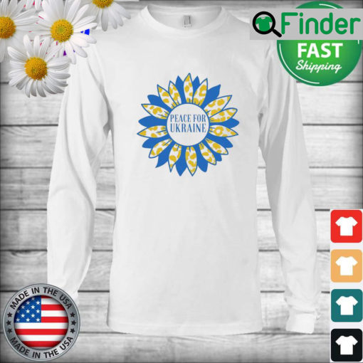 Ukraine Sunflower Stand with Ukraine Long Sleeve