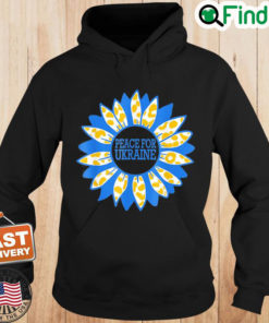 Ukraine Sunflower Stand with Ukraine Peace For Ukraine Peace Ukraine Hoodie 1