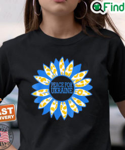 Ukraine Sunflower Stand with Ukraine Peace For Ukraine Peace Ukraine Shirt 1