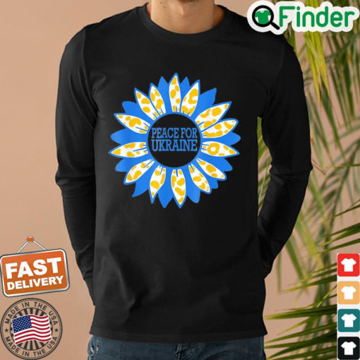 Ukraine Sunflower Stand with Ukraine Peace For Ukraine Peace Ukraine Sweatshirt 1