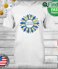 Ukraine Sunflower Stand with Ukraine Shirt