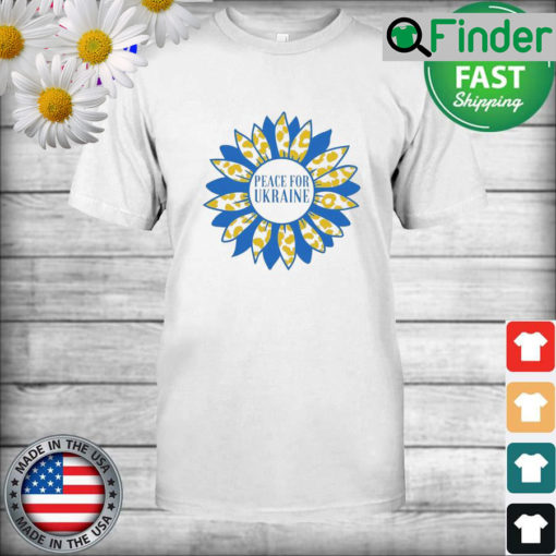 Ukraine Sunflower Stand with Ukraine Shirt