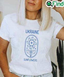 Ukraine Sunflowers Peace Vintage Love Ukraine T Shirt