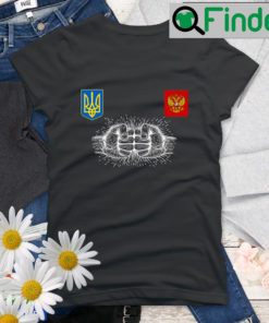 Ukraine and Russia Fists Shirt