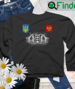 Ukraine and Russia Fists Sweatshirt