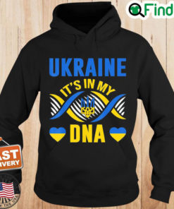 Ukraine its in my Dna Ukrainian Lover Ukrainian Flag Hoodie 1