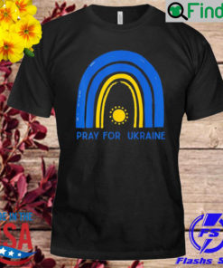 Ukraine peace prayer pro love stand strong rainbow shirt