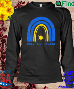 Ukraine peace prayer pro love stand strong rainbow sweatshirt