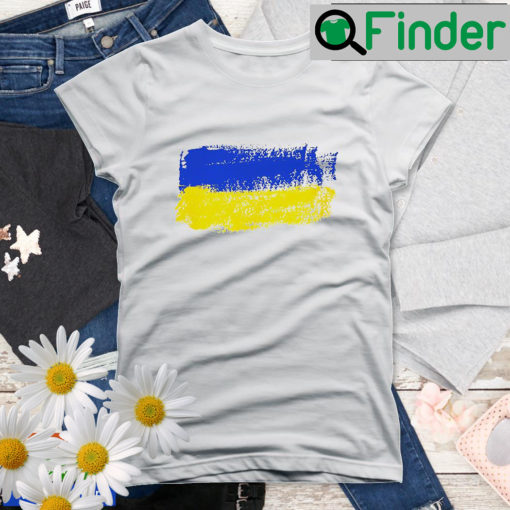 Ukrainian Flag Peace Stand With Ukraine Shirt