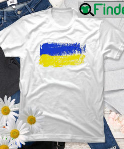 Ukrainian Flag Peace Stand With Ukraine T Shirt