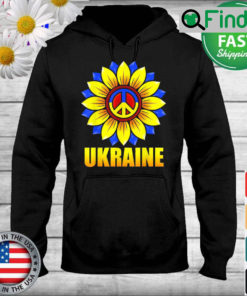 Ukrainian Flag Sunflower Women Girl Ukraine Hoodie