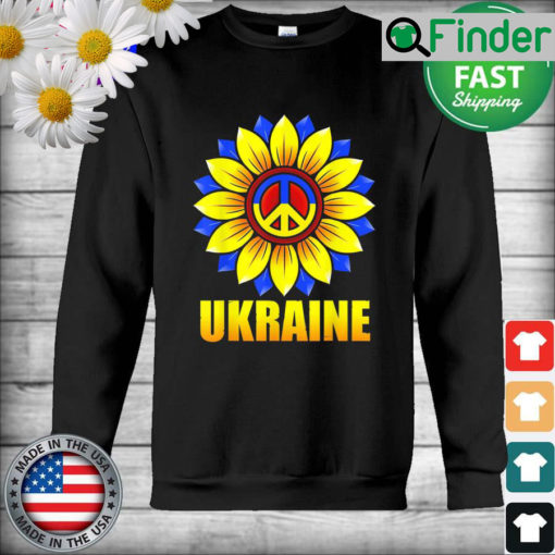 Ukrainian Flag Sunflower Women Girl Ukraine Sweatshirt