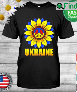 Ukrainian Flag Sunflower Women Girl Ukraine T Shirt