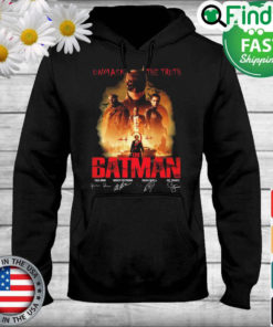 Unmask The Truth The Batman Signatures Hoodie