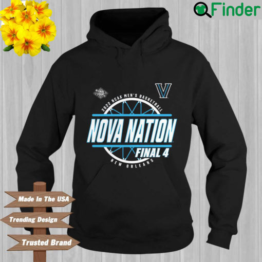 Villanova Wildcats 2022 NCAA Mens Basketball Nova Nation Final 4 New Orleans Hoodie