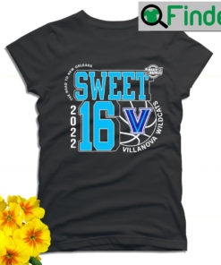 Villanova Wildcats March Madness 2022 NCAA Mens Basketball Sweet 16 the road to New Orleans T shirt