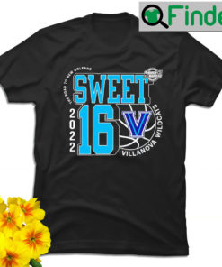 Villanova Wildcats March Madness 2022 NCAA Mens Basketball Sweet 16 the road to New Orleans shirt