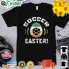 Vintage Egg Soccer Easter Happy Easter Day Shirt