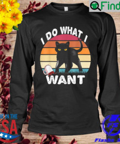 Vintage I do what I want cute cat sweatshirt