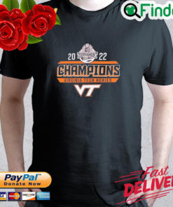 Virginia Tech Hokies 2022 ACC Mens Basketball Conference Tournament Champions shirt