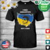 Volodymyr Zelensky I Need Ammunition Not A Ride The Fight Is Here Ukraine Map T Shirt
