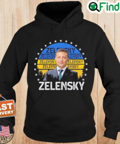 Volodymyr Zelensky President Of Ukraine Support Ukraine Hoodie