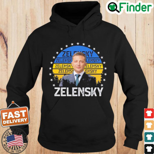 Volodymyr Zelensky President Of Ukraine Support Ukraine Hoodie