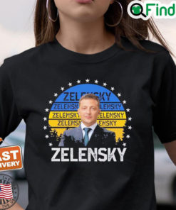 Volodymyr Zelensky President Of Ukraine Support Ukraine Shirt