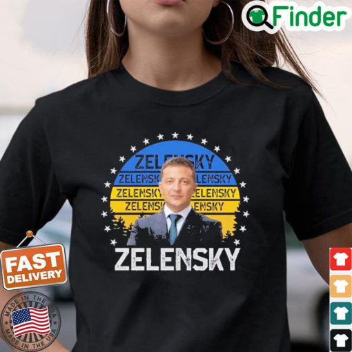 Volodymyr Zelensky President Of Ukraine Support Ukraine Shirt