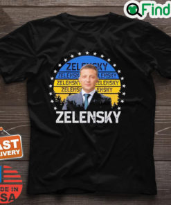 Volodymyr Zelensky President Of Ukraine Support Ukraine T Shirt