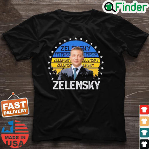 Volodymyr Zelensky President Of Ukraine Support Ukraine T Shirt