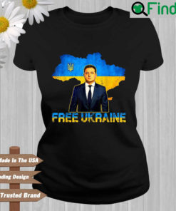 Volodymyr Zelensky free Ukraine T shirt